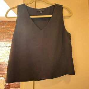 Babaton Black Boxy Tank Top
